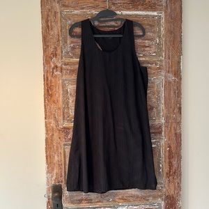 Athleta Racer Back black lined summer dress. Excellent condition. Size Medium